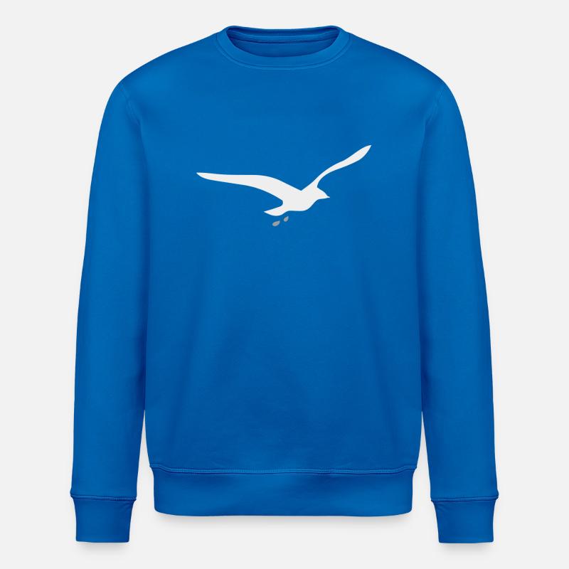 Mouette - Sweat bio ROLLER Stanley/Stella Unisexe - bleu roi