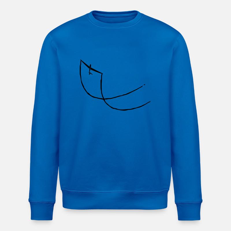 kunstflug segelflugzeug - Stanley/Stella Unisex Bio-Sweatshirt ROLLER - Königsblau