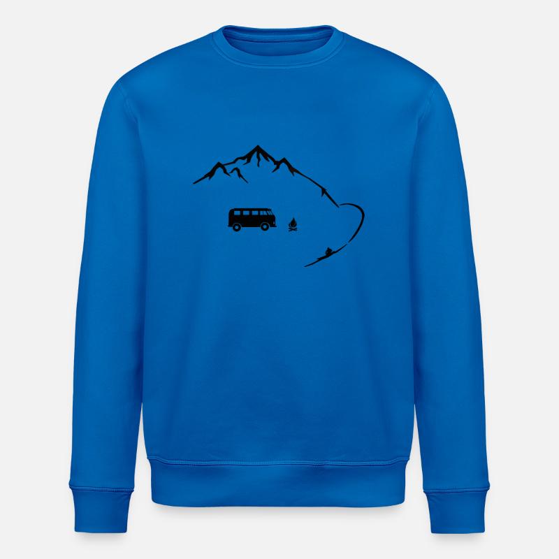 Surferlife - Stanley/Stella Unisex Bio-Sweatshirt ROLLER - Königsblau