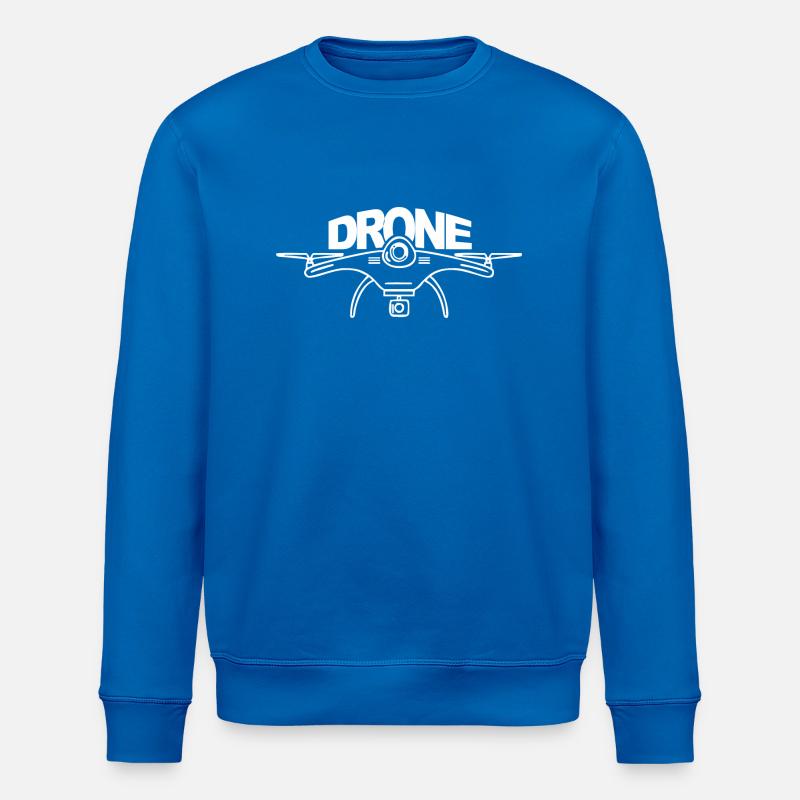 drone - Sweat bio ROLLER Stanley/Stella Unisexe - bleu roi