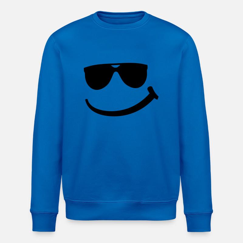cool_smily_f1 - Sweat bio ROLLER Stanley/Stella Unisexe - bleu roi