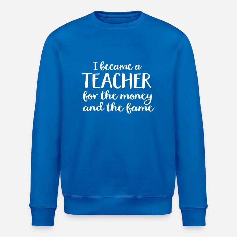 professeur - Sweat bio ROLLER Stanley/Stella Unisexe - bleu roi