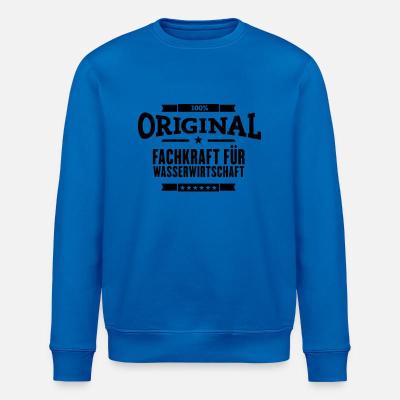 100% Wasserwirtschaft - Stanley/Stella Unisex Bio-Sweatshirt ROLLER - Königsblau
