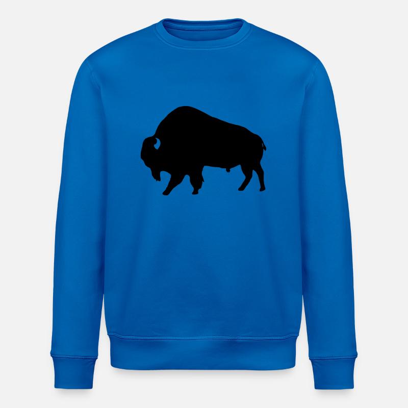 Bison - Stanley/Stella Unisex Bio-Sweatshirt ROLLER - Königsblau