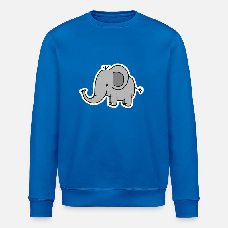 Elefant - Stanley/Stella Unisex Bio-Sweatshirt ROLLER - Königsblau