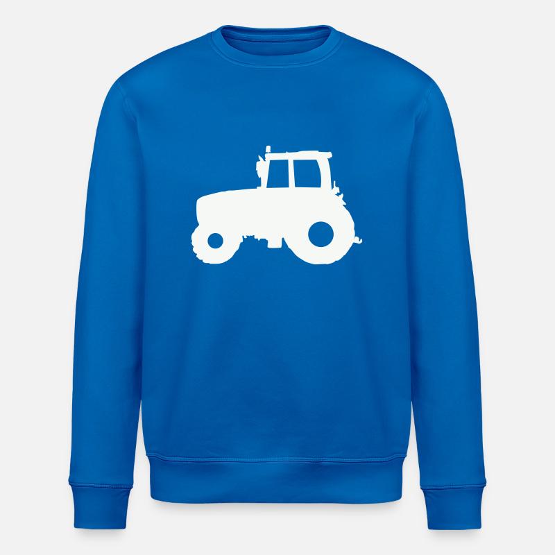 Tractor Tractor - Stanley/Stella ROLLER Unisex Organic Sweatshirt - royal blue