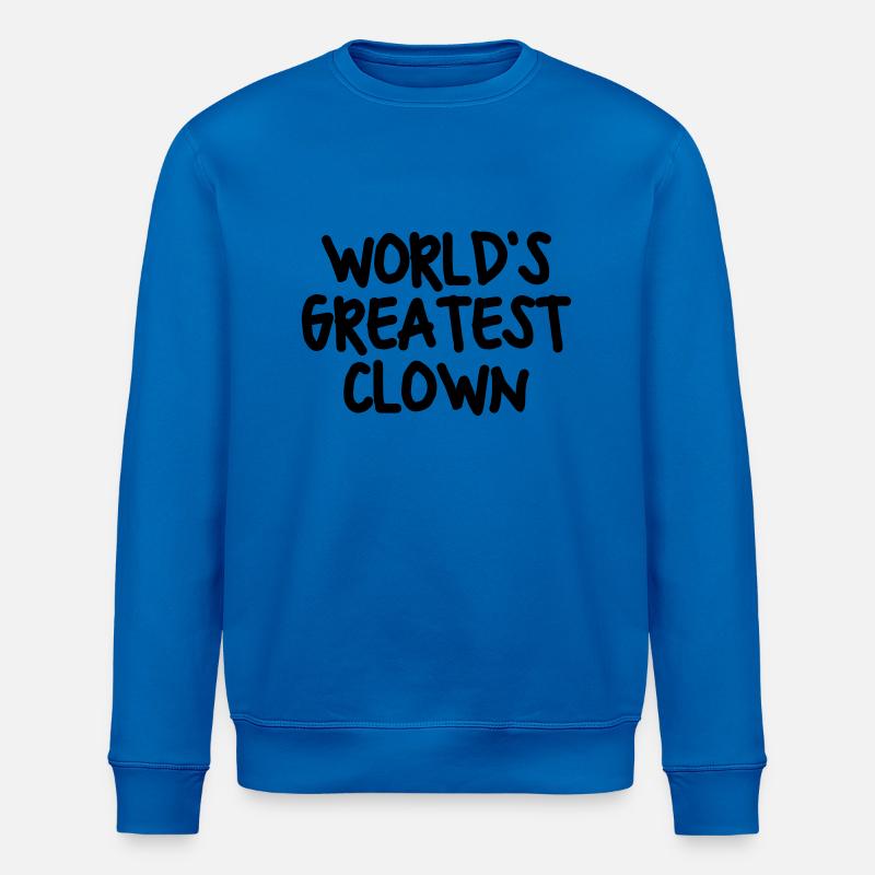 worlds greatest clown - Sweat bio ROLLER Stanley/Stella Unisexe - bleu roi