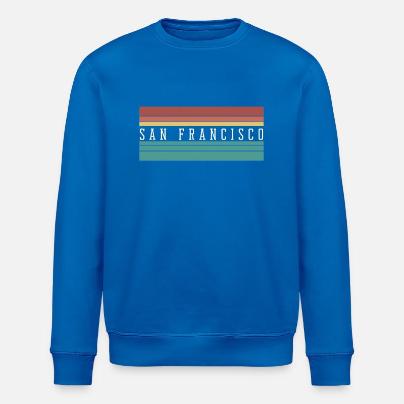 San Francisco - Sweat bio ROLLER Stanley/Stella Unisexe - bleu roi