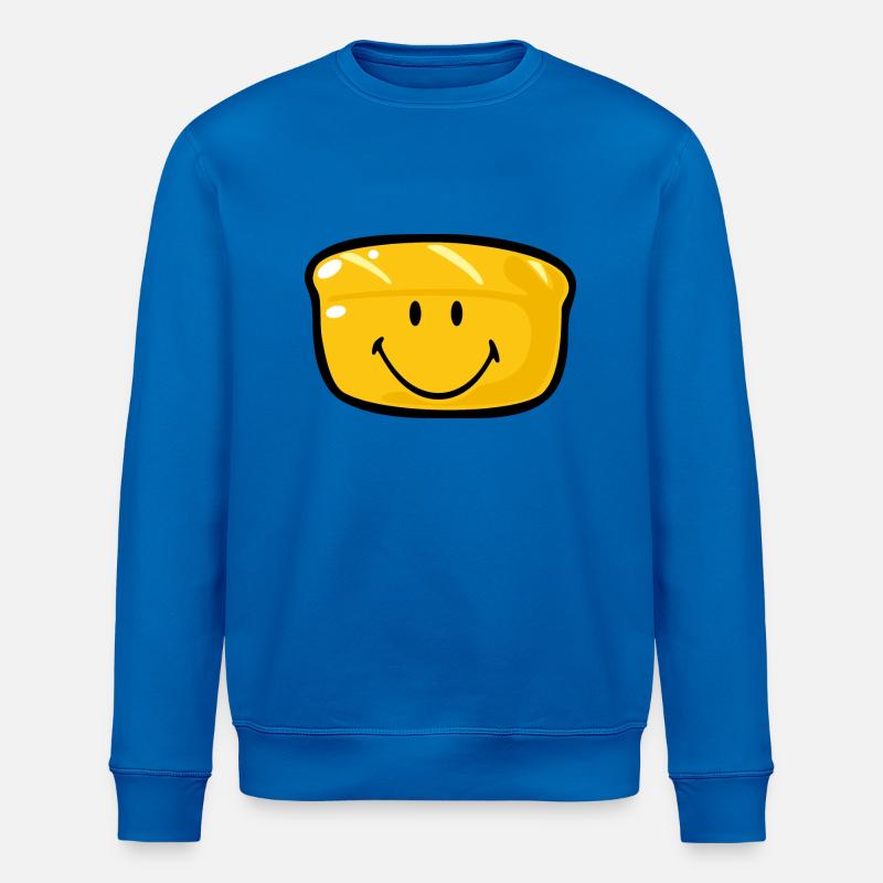 Smiley Bread - Stanley/Stella økologisk unisex-sweatshirt ROLLER - kongeblå