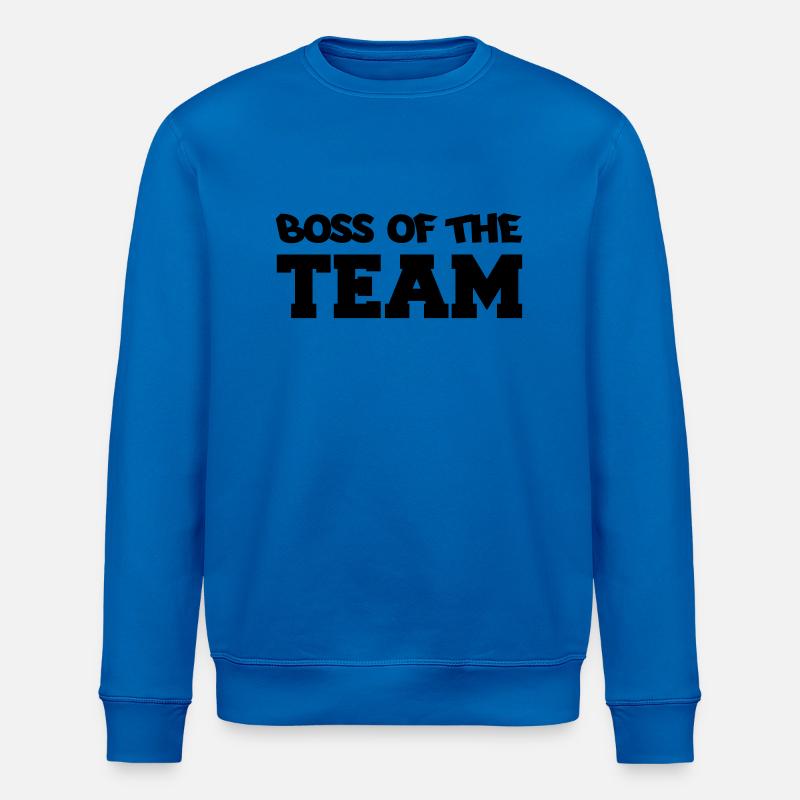 boss_of_the_team - Stanley/Stella Unisex Bio-Sweatshirt ROLLER - Königsblau