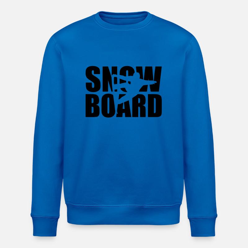 Snowboard - Sweat bio ROLLER Stanley/Stella Unisexe - bleu roi
