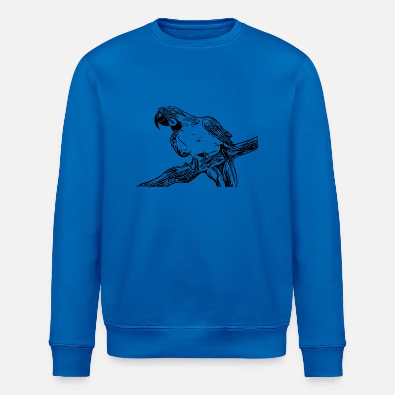 Papagei - Stanley/Stella Unisex Bio-Sweatshirt ROLLER - Königsblau