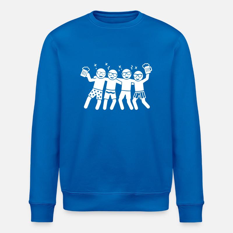 Équipe de vacances de fête - Sweat bio ROLLER Stanley/Stella Unisexe - bleu roi