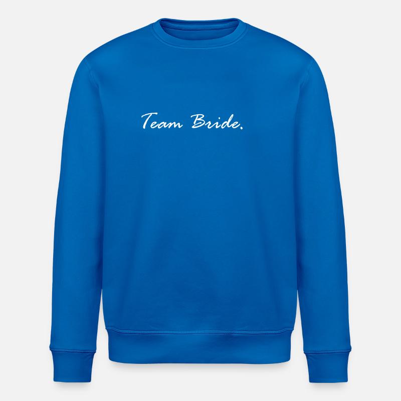 Équipe mariée - Sweat bio ROLLER Stanley/Stella Unisexe - bleu roi
