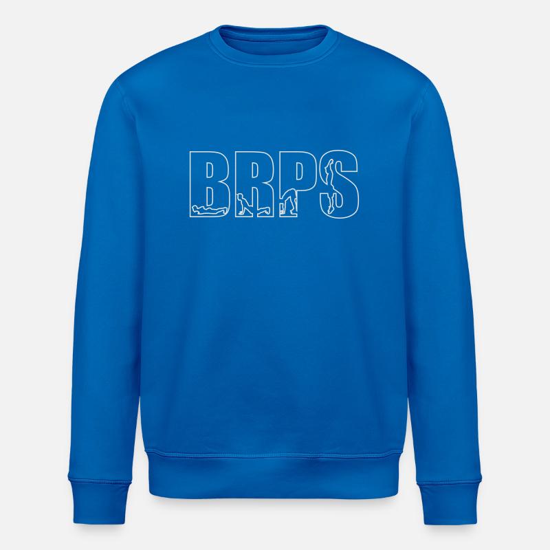 BRPS, Burpees - Stanley/Stella Unisex Bio-Sweatshirt ROLLER - Königsblau