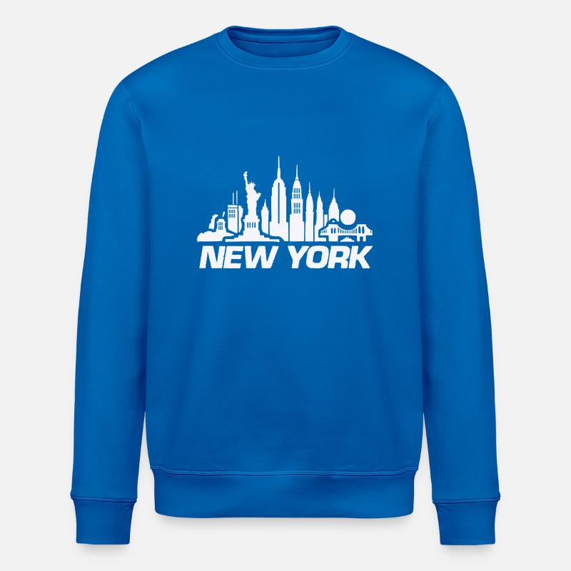 new york skyline ny - Stanley/Stella Unisex Bio-Sweatshirt ROLLER - Königsblau