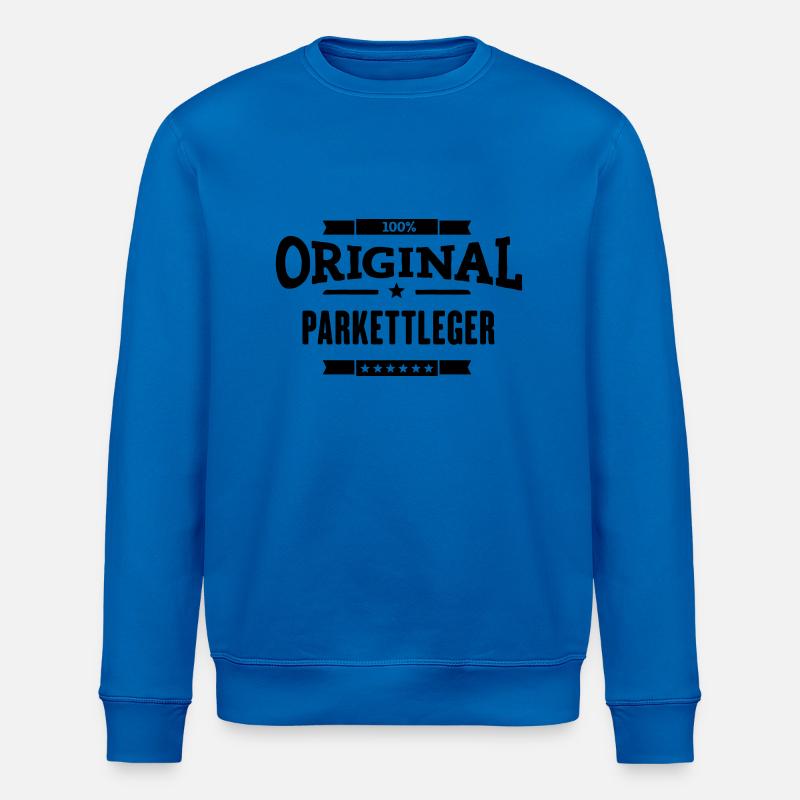 100% Parkettleger - Stanley/Stella Unisex Bio-Sweatshirt ROLLER - Königsblau