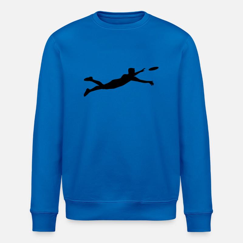 Ultimate Frisbee Player 1c - Stanley/Stella Unisex Bio-Sweatshirt ROLLER - Königsblau