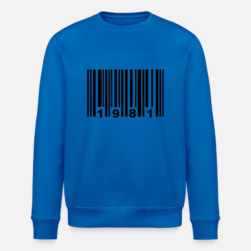 1981 - Sweat bio ROLLER Stanley/Stella Unisexe - bleu roi