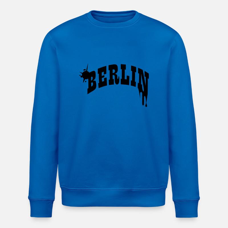 Berlin Schriftzug - Stanley/Stella Unisex Bio-Sweatshirt ROLLER - Königsblau