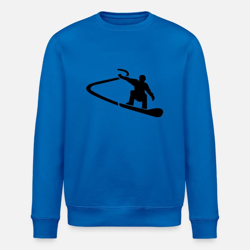 Snowboard - Stanley/Stella ROLLER Unisex Organic Sweatshirt - royal blue