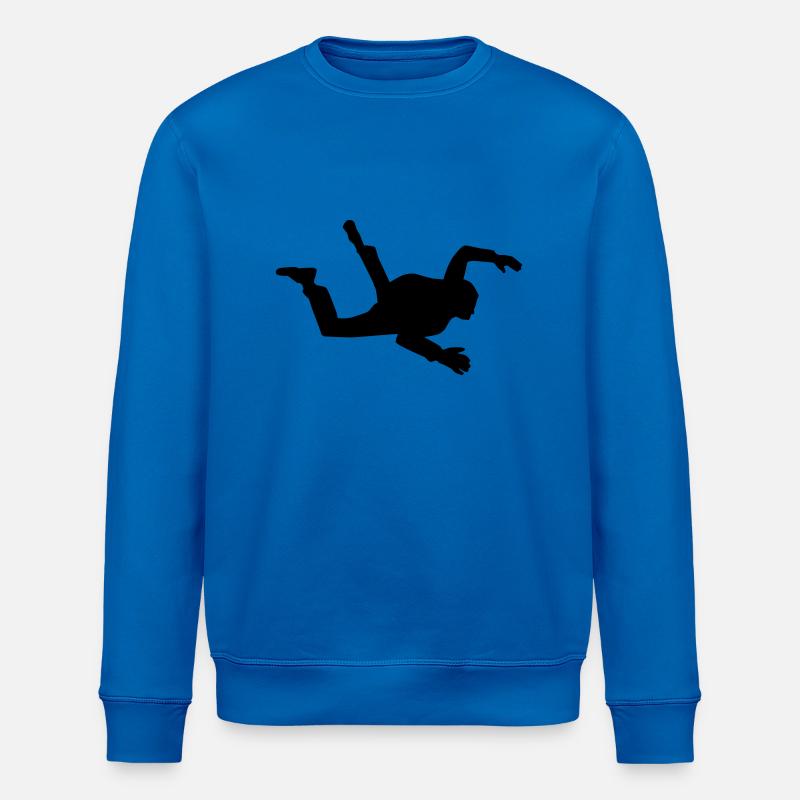 Skydiving - Stanley/Stella Unisex Bio-Sweatshirt ROLLER - Königsblau