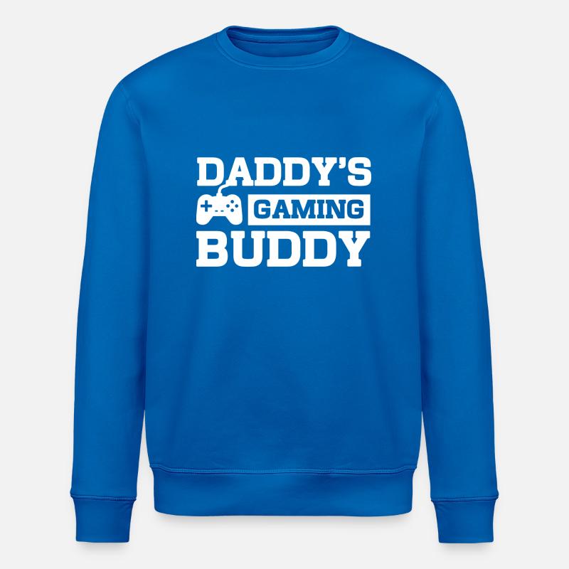 Daddys Gaming Buddy - Stanley/Stella Unisex Bio-Sweatshirt ROLLER - Königsblau