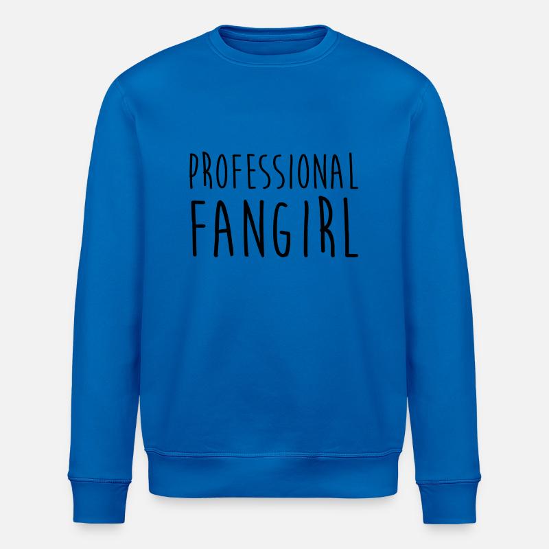 Fangirl professionnel - Sweat bio ROLLER Stanley/Stella Unisexe - bleu roi