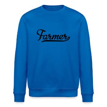 FARMER - Sweat bio ROLLER Stanley/Stella Unisexe - bleu roi - Devant - Nik (191cm)