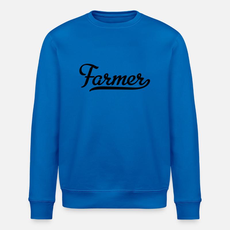 FARMER - Sweat bio ROLLER Stanley/Stella Unisexe - bleu roi