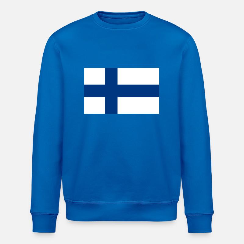 Drapeau finlandais - Sweat bio ROLLER Stanley/Stella Unisexe - bleu roi