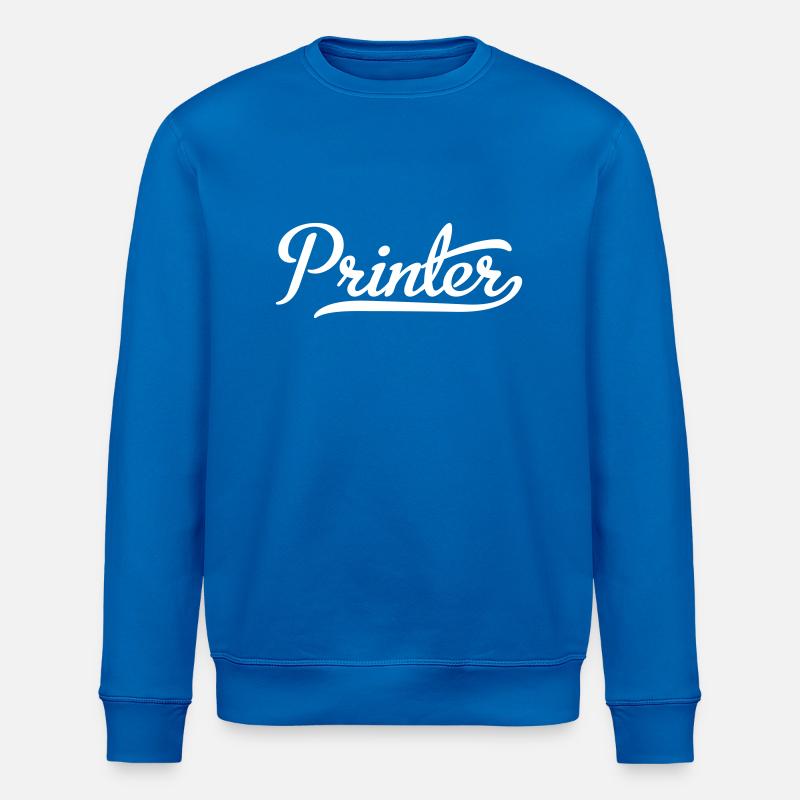 Printer - Stanley/Stella ROLLER Unisex Organic Sweatshirt - royal blue