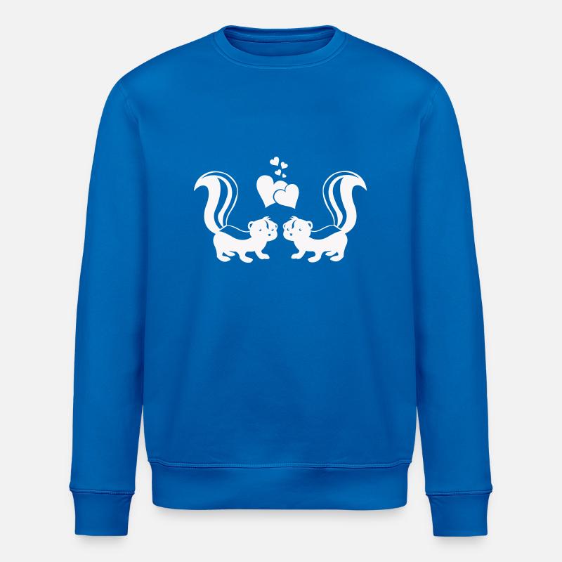 Moufettes amoureuses - Sweat bio ROLLER Stanley/Stella Unisexe - bleu roi