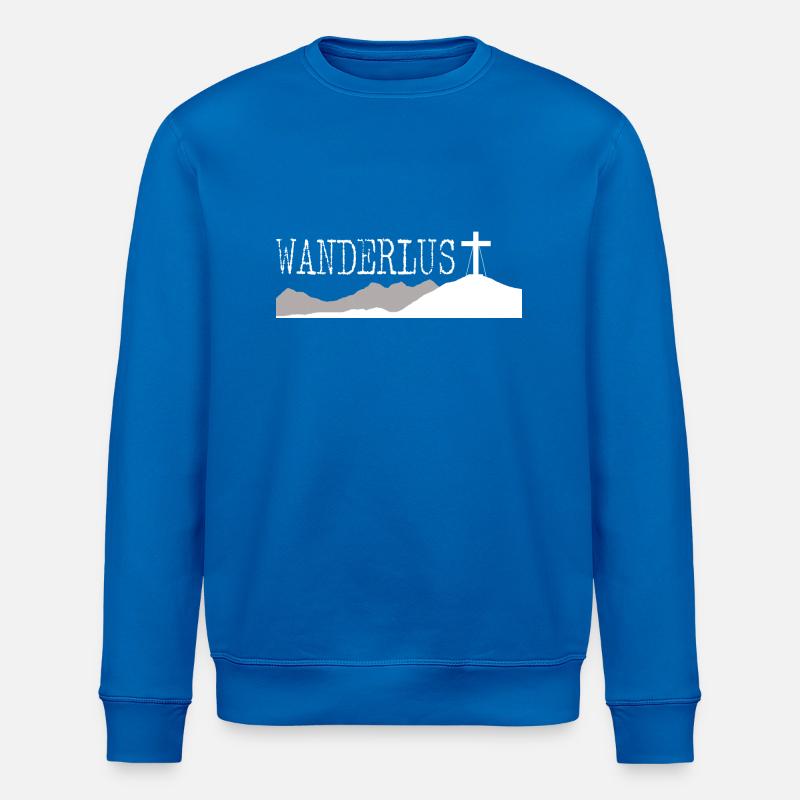 Wanderlust - Stanley/Stella Unisex Bio-Sweatshirt ROLLER - Königsblau