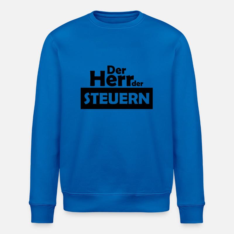 der herr der steuern - Stanley/Stella Unisex Bio-Sweatshirt ROLLER - Königsblau