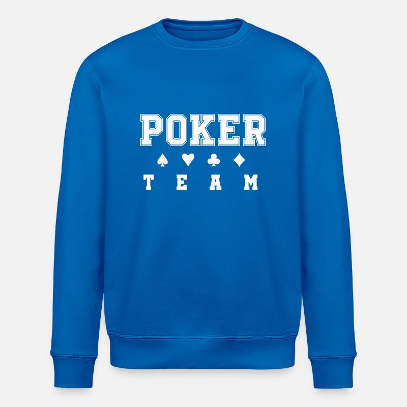 poker team - Stanley/Stella Unisex Bio-Sweatshirt ROLLER - Königsblau