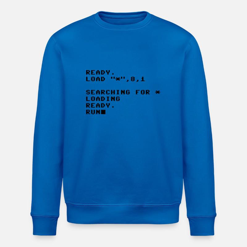 C64 Loading Screen - Retro - Brotkasten - Stanley/Stella Unisex Bio-Sweatshirt ROLLER - Königsblau
