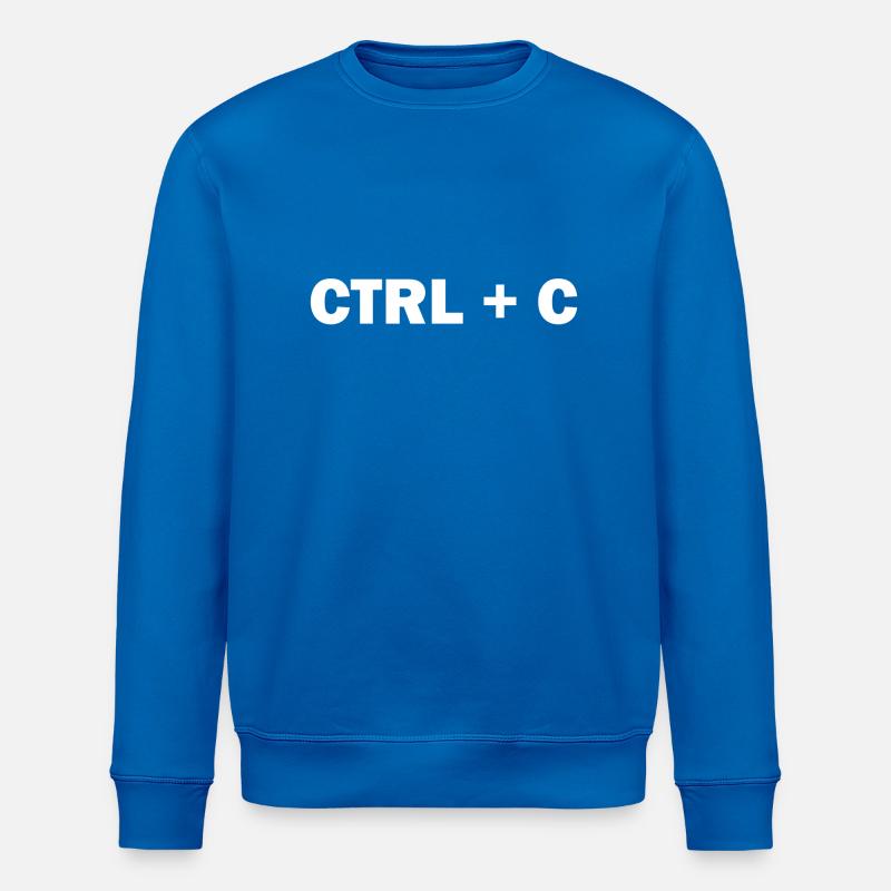 CTRL + C - Stanley/Stella Unisex Bio-Sweatshirt ROLLER - Königsblau