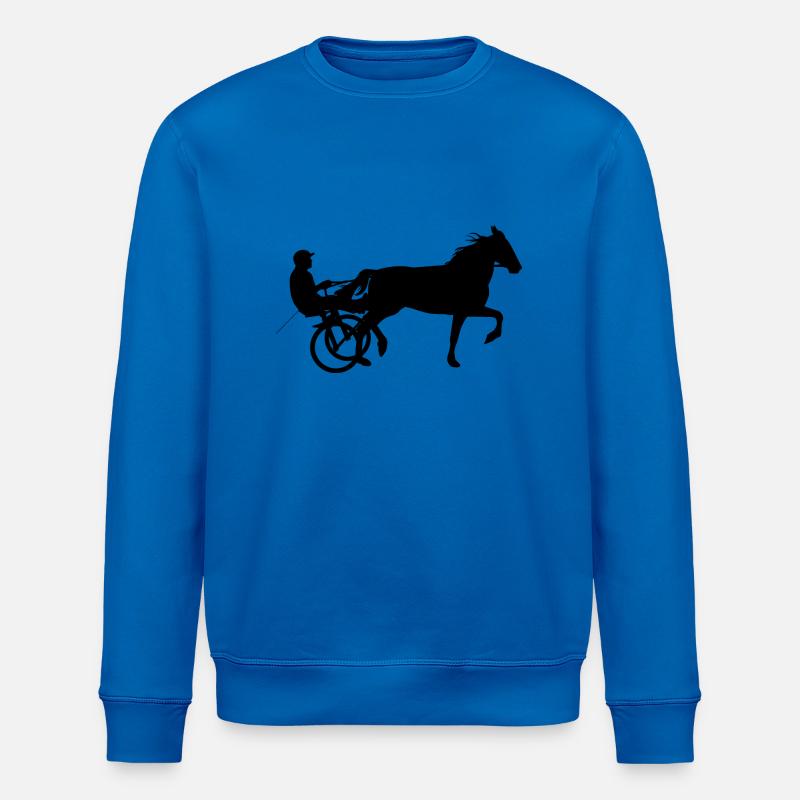 Courses hippiques courses hippiques - Sweat bio ROLLER Stanley/Stella Unisexe - bleu roi