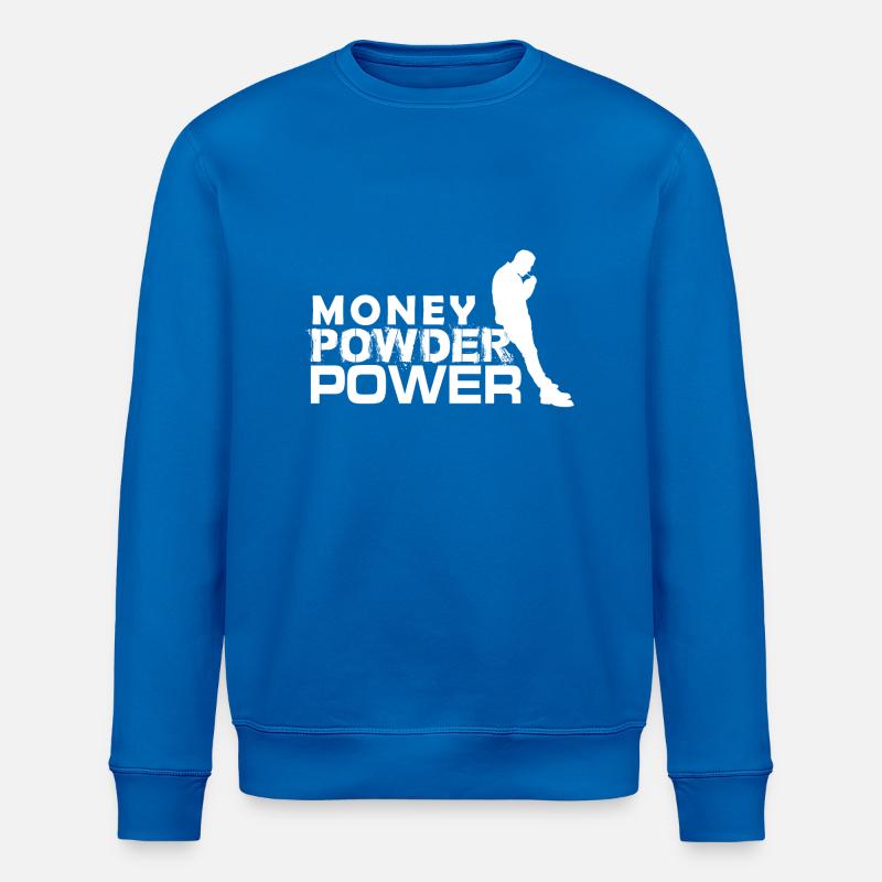 MPP blanc - Sweat bio ROLLER Stanley/Stella Unisexe - bleu roi