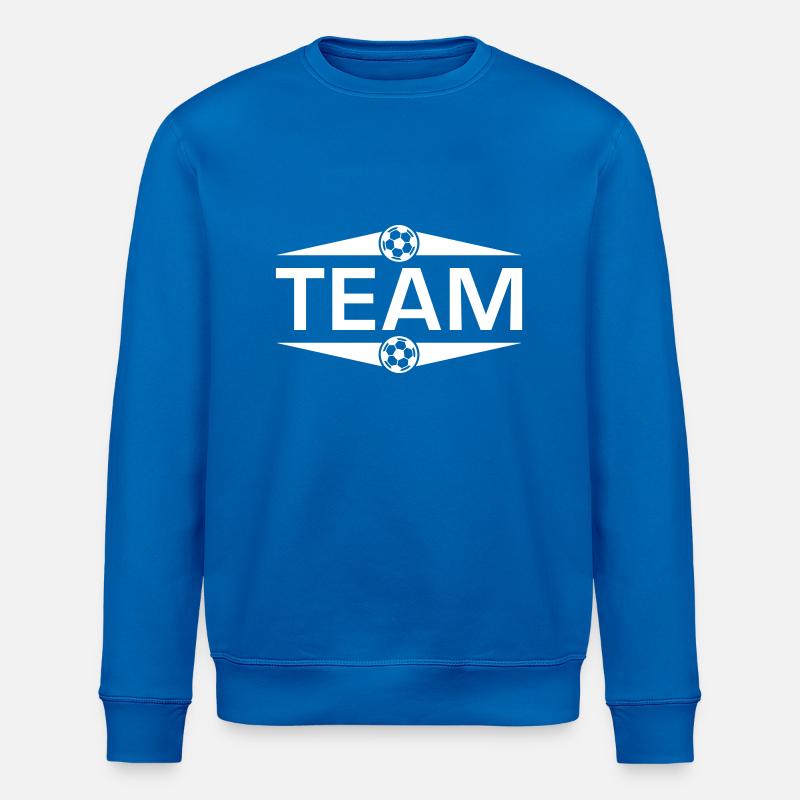 Fussball Team - Stanley/Stella Unisex Bio-Sweatshirt ROLLER - Königsblau