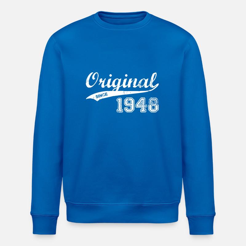 1948 - Stanley/Stella Unisex Bio-Sweatshirt ROLLER - Königsblau