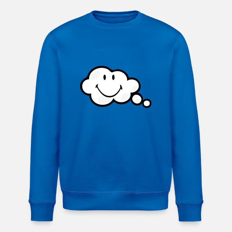 Smiley Think Bubble - Stanley/Stella Unisex Bio-Sweatshirt ROLLER - Königsblau