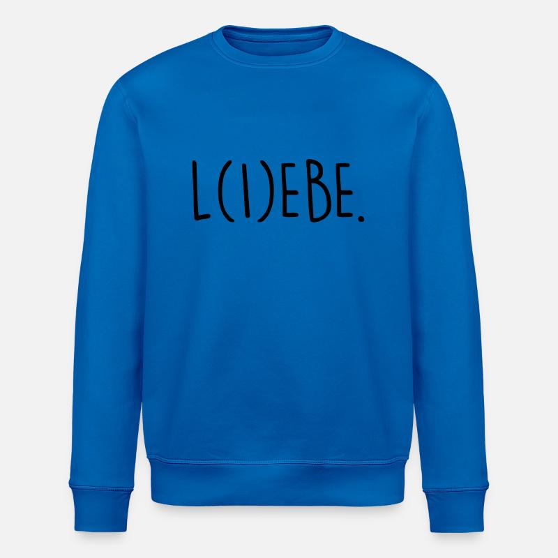 Lebe Liebe - Stanley/Stella Unisex Bio-Sweatshirt ROLLER - Königsblau