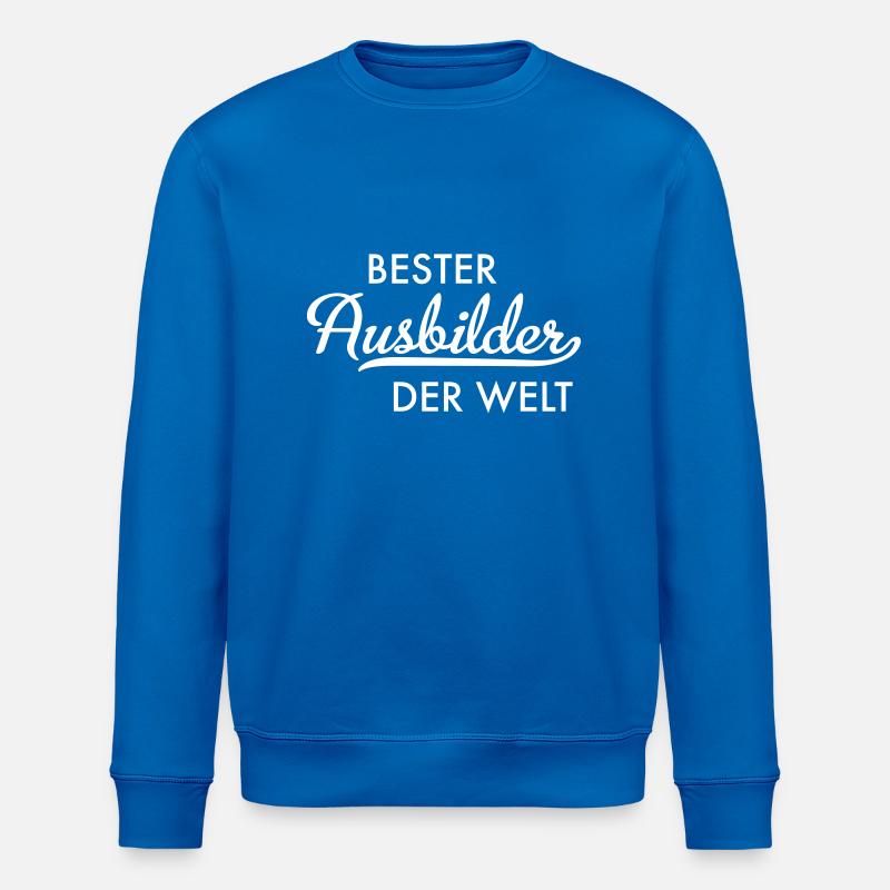 Bester Ausbilder der Welt - Stanley/Stella Unisex Bio-Sweatshirt ROLLER - Königsblau