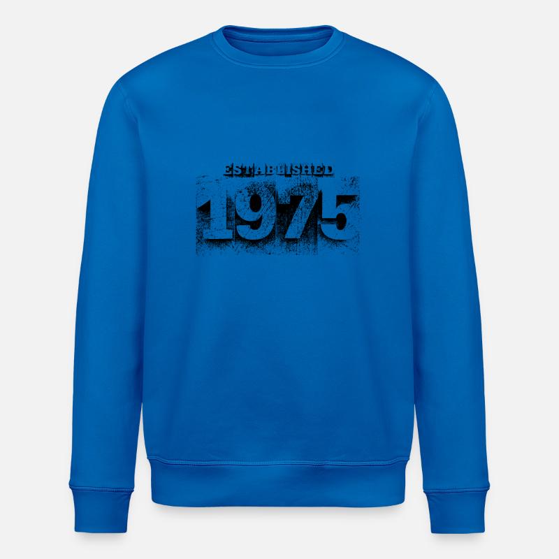 established 1975 (black) - Stanley/Stella Unisex Bio-Sweatshirt ROLLER - Königsblau