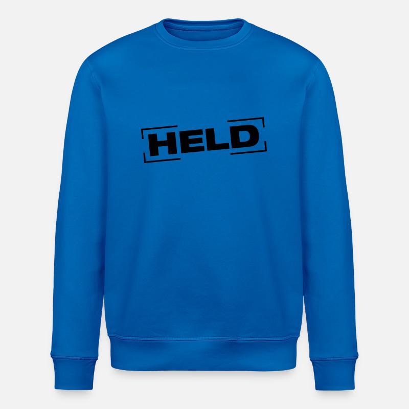 held_stempel_ke1 - Stanley/Stella ROLLER Unisex Organic Sweatshirt - royal blue