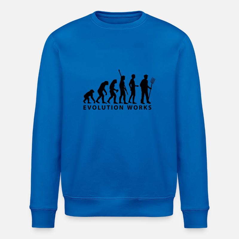 evolution_bauer - Stanley/Stella ROLLER Unisex Organic Sweatshirt - royal blue