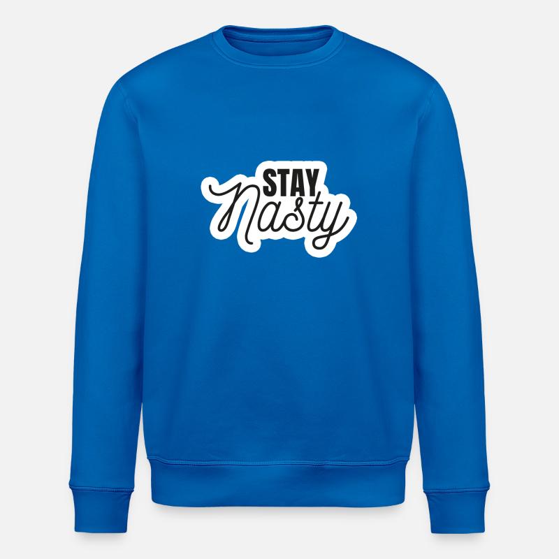 Reste mal - Sweat bio ROLLER Stanley/Stella Unisexe - bleu roi