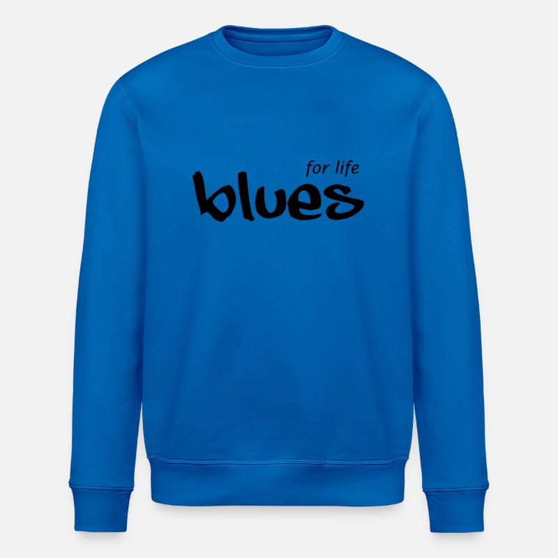 BLUES pour la vie - Sweat bio ROLLER Stanley/Stella Unisexe - bleu roi